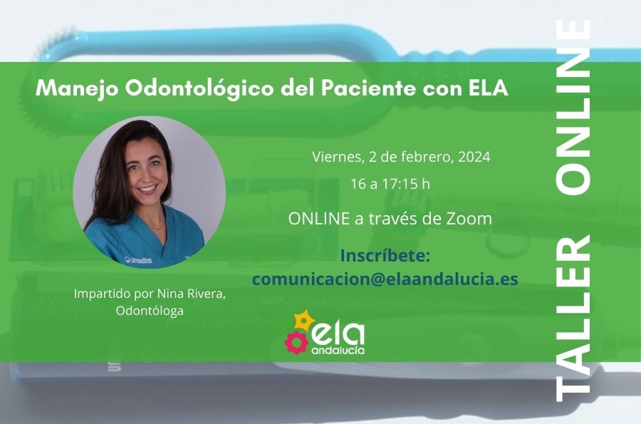 Cartel del taller de cuidados odontológicos