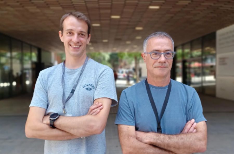 Dos investigadores ELA de San Pau, Barcelona