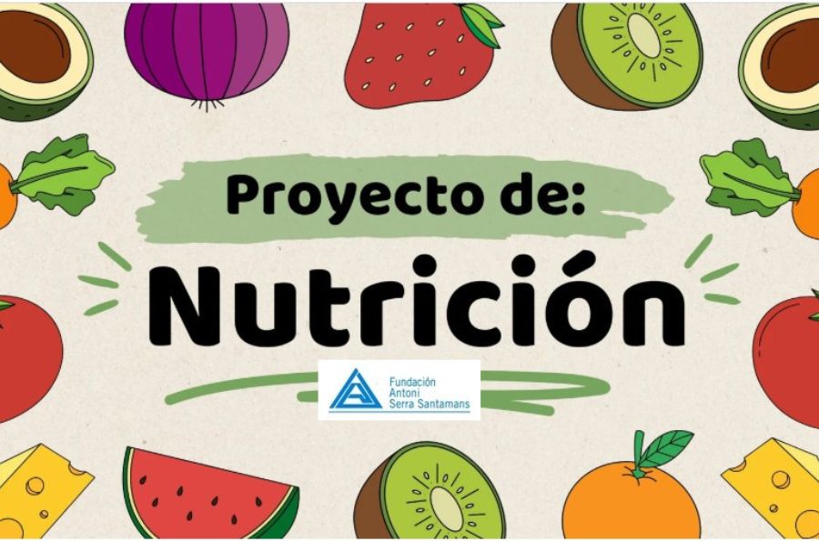 Cartel que anuncia un proyecto de Nutrición