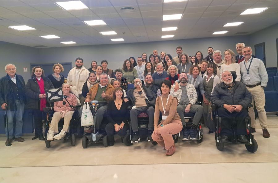 participantes en las jornadas ELA